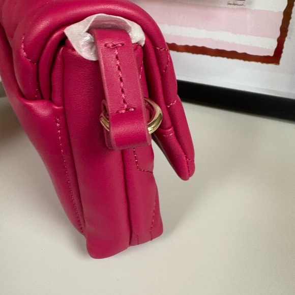 Jason Wu Fuchsia Quilted Vegan Leather Crossbody Bag - Picture 6 of 12